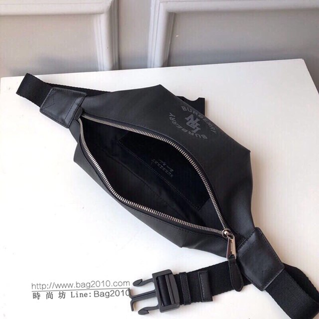 Burberry專櫃新款包包 巴寶莉London格紋腰包胸包挎包  db1011